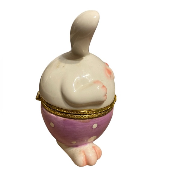 Pink and White Bunny Decor with Cheerful Accents - Picture 2 of 6